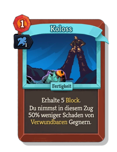 colossus with Geschickt - Slay the Spire 2