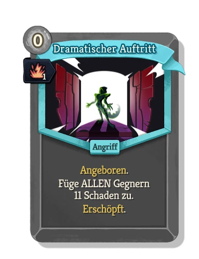 dramatic_entrance with Kräftig - Slay the Spire 2
