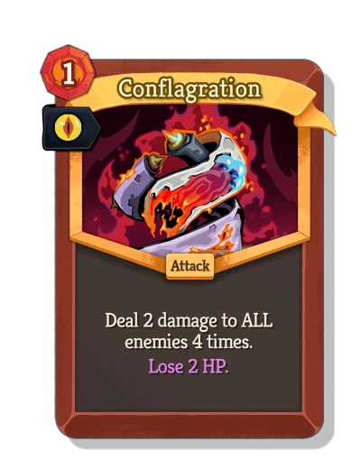 conflagration with Korupcja - Slay the Spire 2