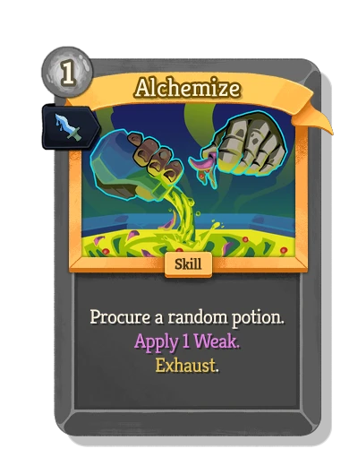 alchemize with Чернильная - Slay the Spire 2