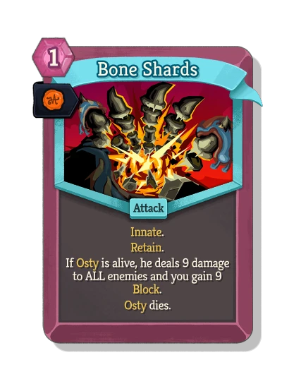 bone_shards with Aprobación real - Slay the Spire 2