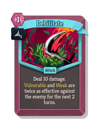 debilitate with Szlifierka - Slay the Spire 2