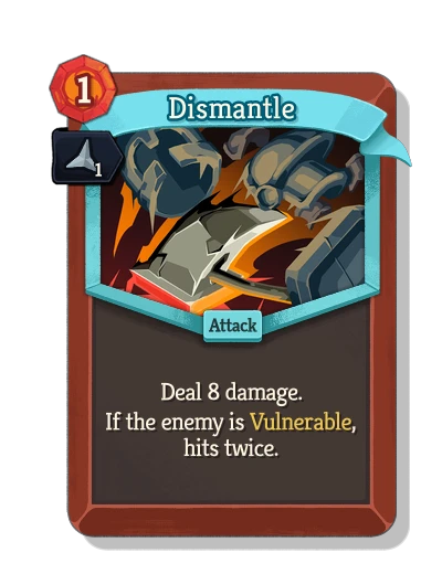dismantle with Szlifierka - Slay the Spire 2