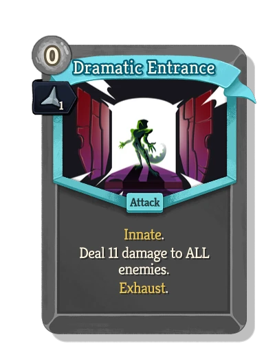 dramatic_entrance with Szlifierka - Slay the Spire 2