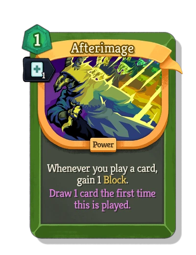 afterimage with Velocidad - Slay the Spire 2