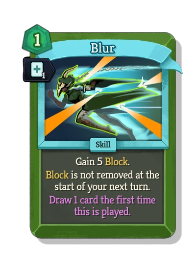 blur with Velocidad - Slay the Spire 2