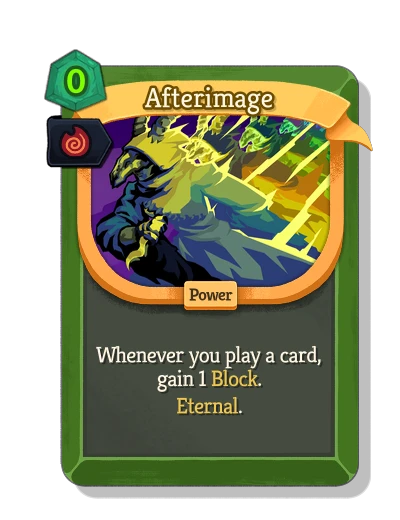 afterimage with Brace di Tezcatara - Slay the Spire 2