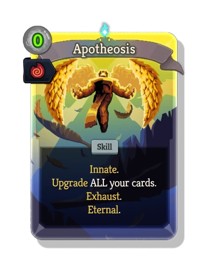 apotheosis with Brace di Tezcatara - Slay the Spire 2