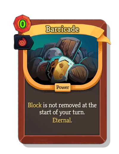 barricade with Brace di Tezcatara - Slay the Spire 2