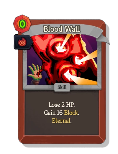 blood_wall with Brace di Tezcatara - Slay the Spire 2