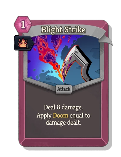 blight_strike with 活力 - Slay the Spire 2