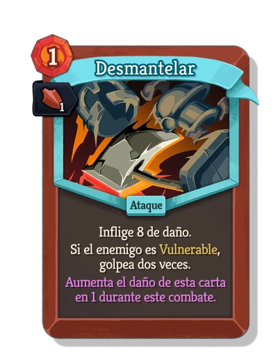 dismantle with Ímpetu - Slay the Spire 2