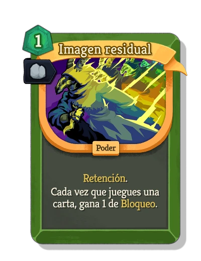 afterimage with Estabilidad - Slay the Spire 2