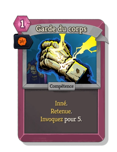 bodyguard with Sceau royal - Slay the Spire 2
