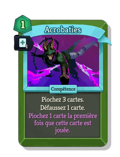 acrobatics with Célérité - Slay the Spire 2