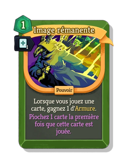 afterimage with Célérité - Slay the Spire 2