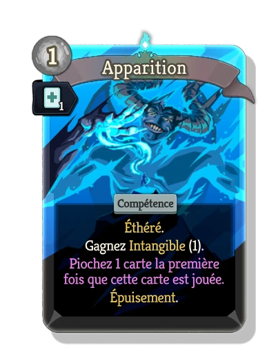 apparition with Célérité - Slay the Spire 2