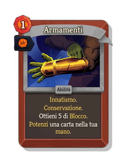 armaments with Approvazione Regale - Slay the Spire 2