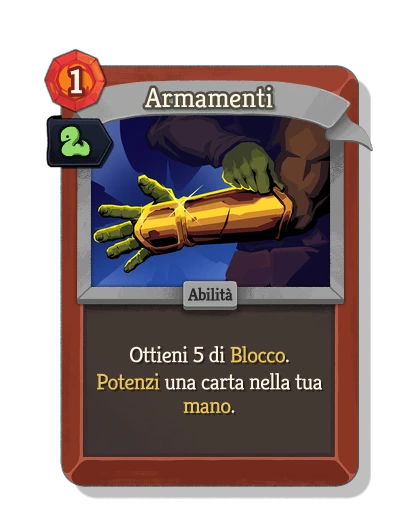 armaments with Serpeggiamento - Slay the Spire 2