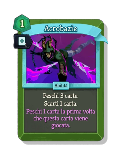 acrobatics with Rapidità - Slay the Spire 2