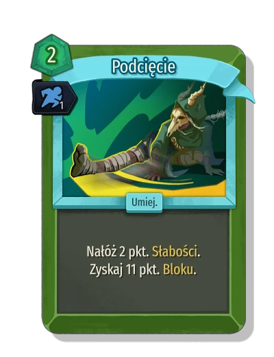 leg_sweep with Zwinność - Slay the Spire 2