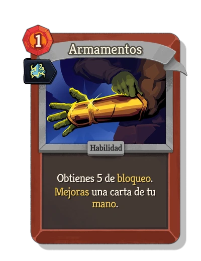 armaments with Infusión - Slay the Spire 2