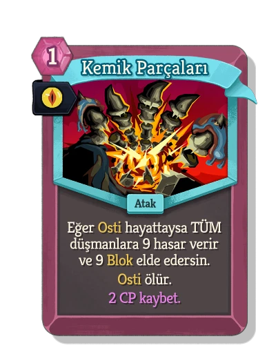 bone_shards with Yozlaşmış - Slay the Spire 2