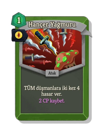 dagger_spray with Yozlaşmış - Slay the Spire 2