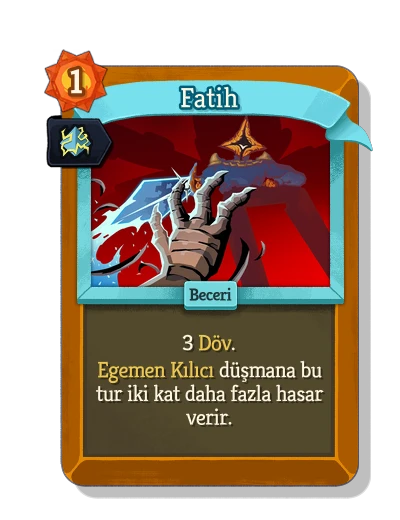 conqueror with İşlenmiş - Slay the Spire 2
