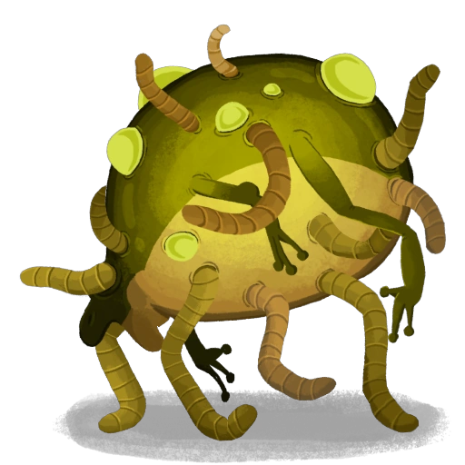 Parásito engusanado - Slay the Spire 2 Monster